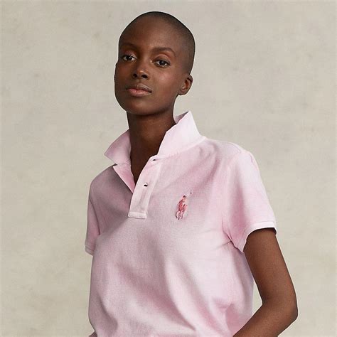 Ralph Lauren Pink Pony Tie Dye Cotton Polo Shirt Lyst