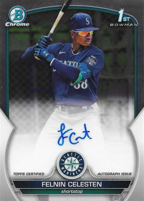 Felnin Celesten Bowman Chrome Cpa Fc Prospect Auto St Price