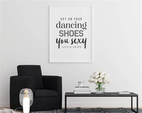 Get On Your Dancing Shoes Print Etsy