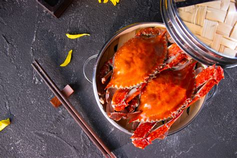 Indoor Seafood Photography Of Hairy Crabs During Mid Autumn Festival