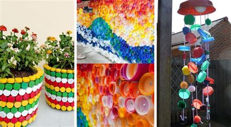 10 fantastiska kreativa förslag för återvinning av plastlock