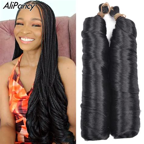 Spiral Curls Braiding Hair 24inch Synthetic French Curls Ombre Crochet