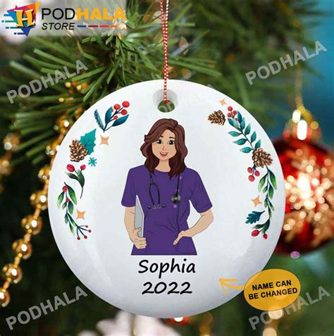 Custom Christmas Ornaments Nurse 2022 Personalized Ornaments