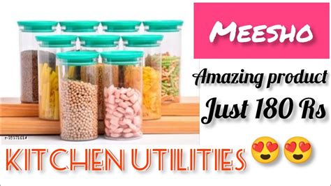 Meesho Kitchen Utilities Starting At Just 100 Very Good Product