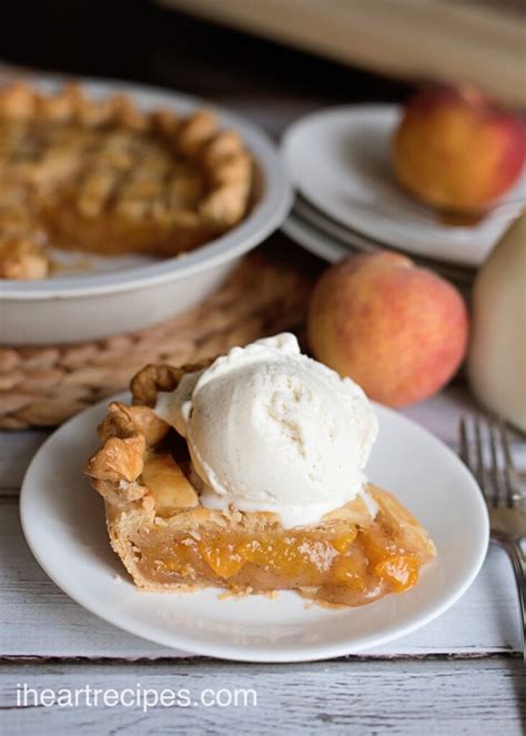 Grandmas Peach Pie With Canned Peaches I Heart Recipes