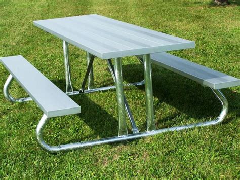 Custom Metal Picnic Tables — Randolph Indoor and Outdoor Design