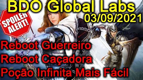 BDO Global Labs Reboot Caçadora e Guerreiro Poção Infinita Mais