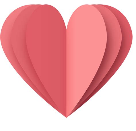 corazón de papel png corazón de papel día de san valentín 10983171 PNG