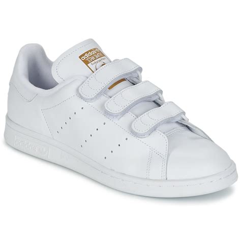 Adidas Originals STAN SMITH CF Blanc Livraison Gratuite Avec Spartoo