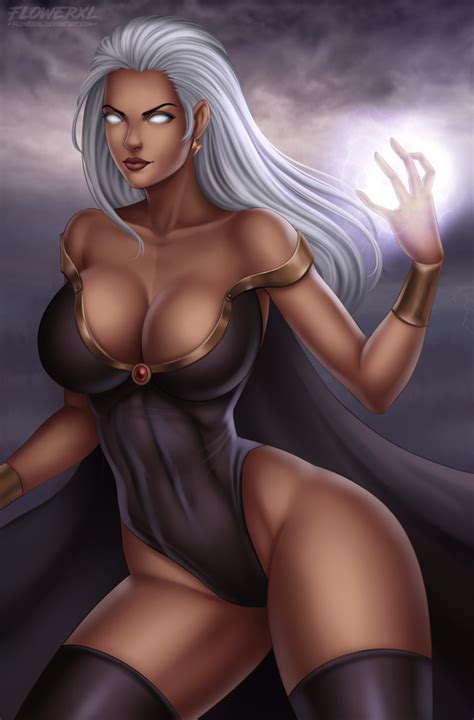 Rule 34 Big Breasts Dark Skinned Female Dark Skin Female Female Only Flowerxl Long Hair Marvel