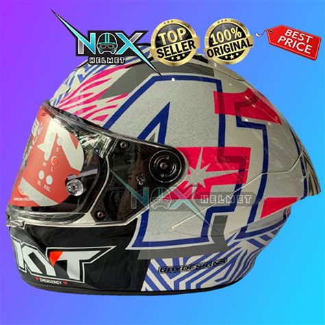 Jual Helm KYT NZ RACE ESPARGARO REPLICA 2022 Fullface Shopee Indonesia