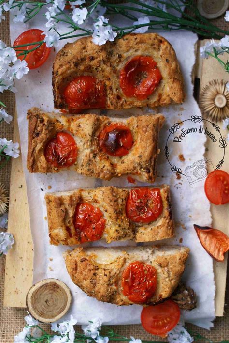 Focaccia Soffice Senza Impasto Con Olive E Pomodorini Artofit