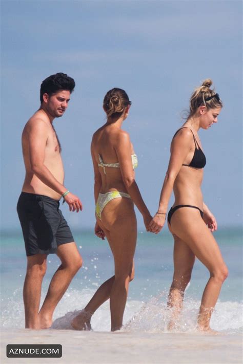 Danielle Knudson Sizzles In A Black Thong Bikini To Celebrate A Tropical Christmas In Tulum AZNude