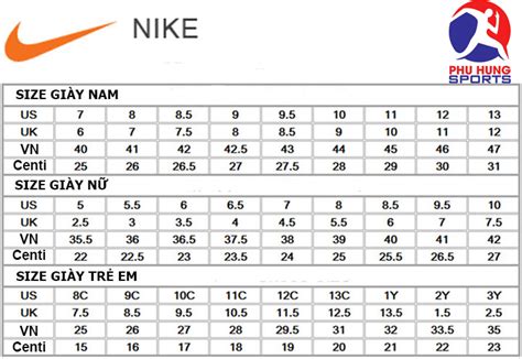 Khám Phá Hơn 88 Về Size Giày Nike Nữ Hay Nhất