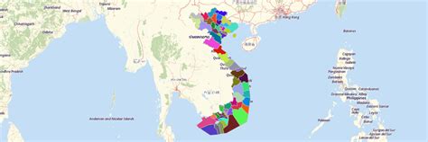 Map of Vietnam Provinces