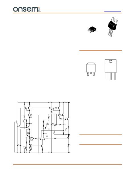 M Datasheet Pages Onsemi Ma Positive Voltage Regulators