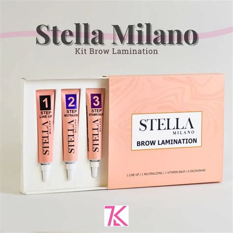 Kit Stella Milano Para Brown Lamination E Lash Lift Shopee Brasil