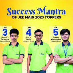 Success Mantra Of Toppers Cracking Both Jee Neet Solved Same