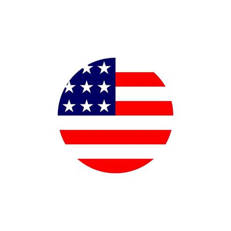 Vetor De Cone De Bandeira Dos Estados Unidos Cores Oficiais E