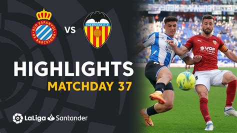 Resumen De Rcd Espanyol Vs Valencia Cf Youtube