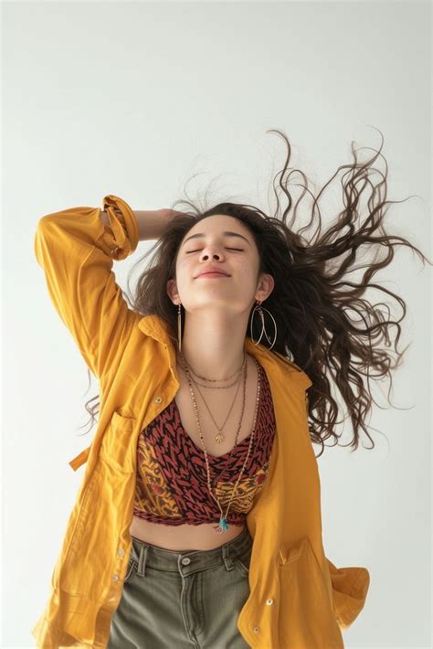 Latina Peruvian Happy Woman Portrait Premium Photo Rawpixel