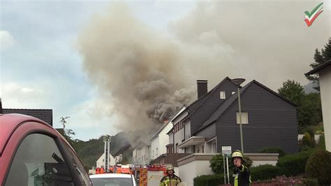 Dachstuhlbrand Feuerwehr Gro Einsatz In Hagen Haspe Feuerwehr