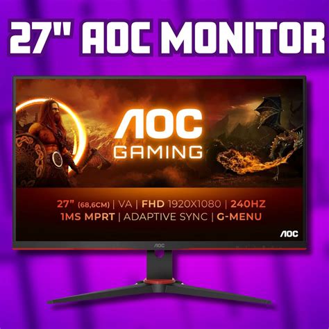 Aoc 240hz Gaming Monitor 2024 Elie Raychel