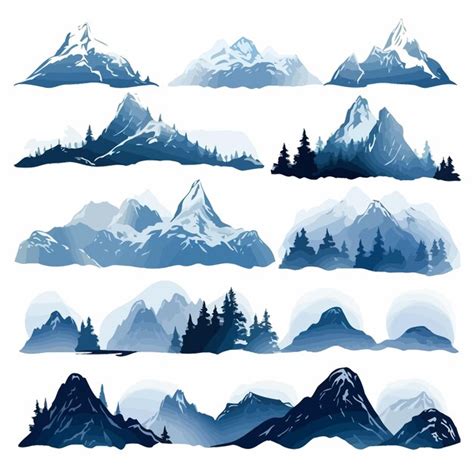 Premium Vector Mountain Logo Vector