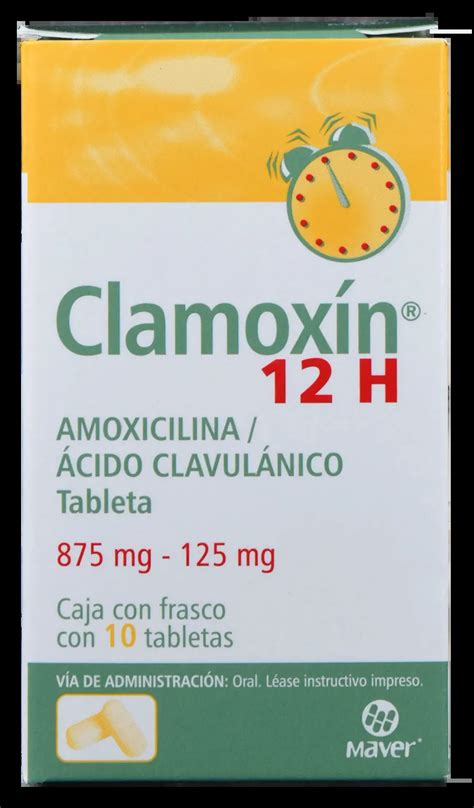 Clamox N Amoxicilina Mg Cido Clavul Nico Mg Farmacias Dr