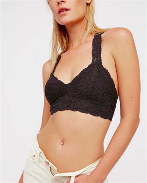 Free People Intimately Fp Galloon Lace Racerback Bralette In More Shop Hearts