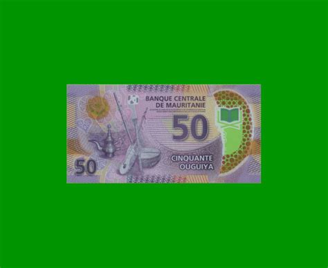 Billete De Mauritania Ouguiya Polymero Pick A O Estado