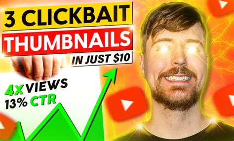 Design Amazing And Eye Catchy Clickbait Youtube Thumbnails By Asix