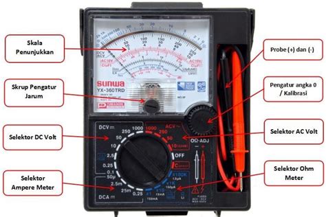 Cara Menggunakan Avometer Multitester Panduan Teknisi