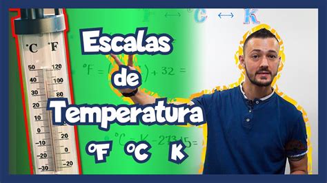 Escalas De Temperatura Celsius Fahrenheit Y Kelvin Conversión De Unidades De Temperatura