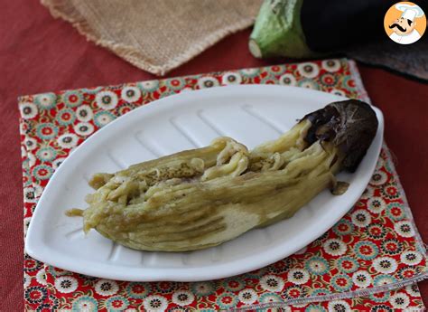 Comment rôtir et peler facilement une aubergine au four Recette Ptitchef