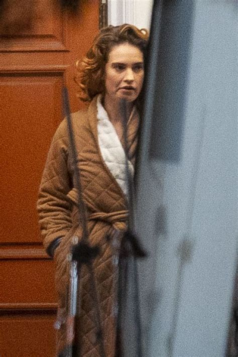 Lily James The Iron Claw Filming In Louisiana 11 29 2022 • Celebmafia