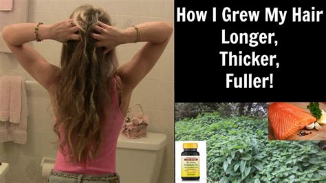 How To Grow Your Hair Longer Thicker And Fuller Fast Stop Hair Loss