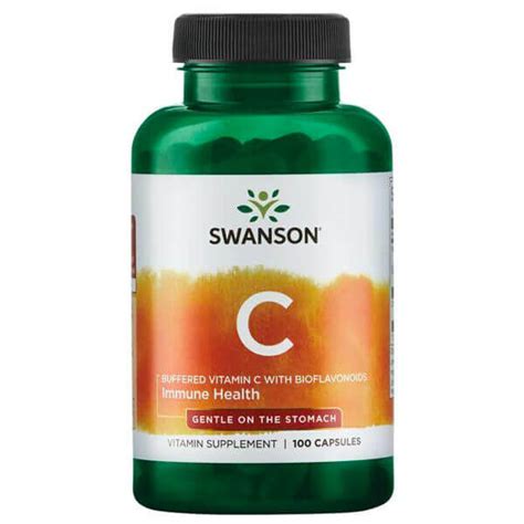 Swanson Buffered Vitamin C With Bioflavonoids Mg Tablets