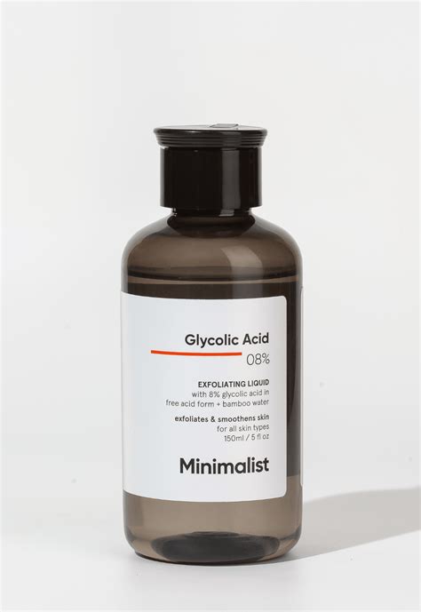 Glycolic Acid 08 Exfoliating Liquid For Exfoliating And Smooth Skin Toner For All Skin Types