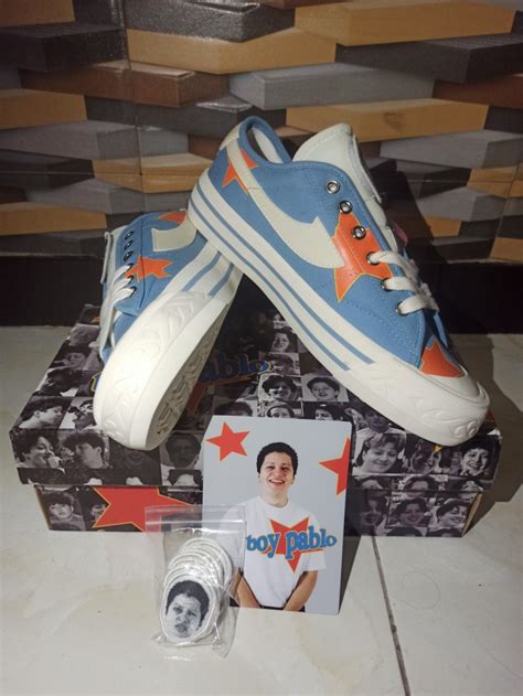 Sepatu Compass Baby Blue X Boy Pablo Size Fesyen Pria Sepatu