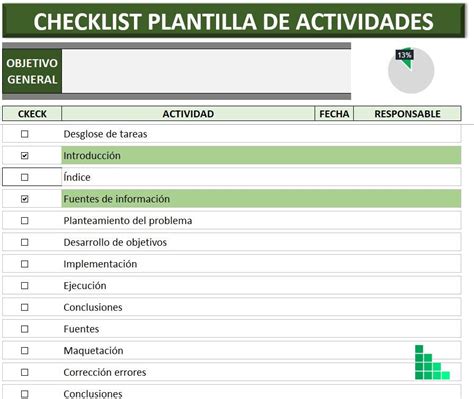 Plantilla De Check List Excel Image To U