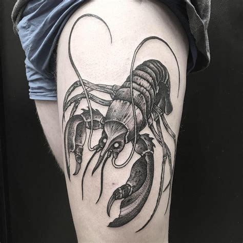 Lobster tattoo done by me in Vienna at @mardatattoowien. : tattoo