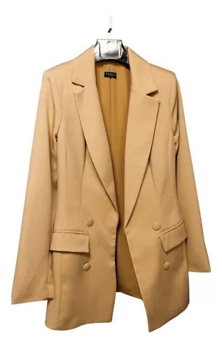 Blazer Alfaiataria Forrado Alongado E Acinturado Nude Frete grátis