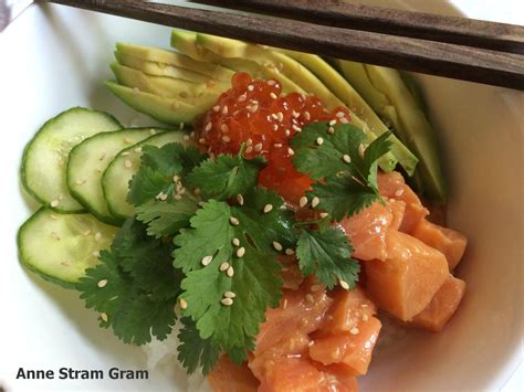 Chirashi Au Saumon Mariné Anne Stram Gram