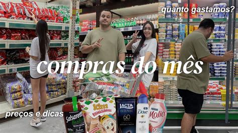 COMPRAS DO MÊS COMPLETA NO ATACADISTA Quanto gastamos YouTube