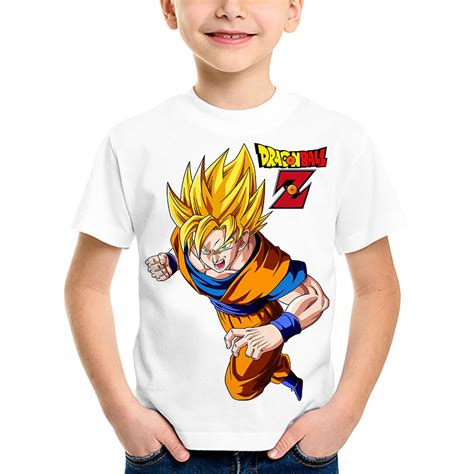 Camiseta Infantil Dragon Ball Z Goku Shopee Brasil