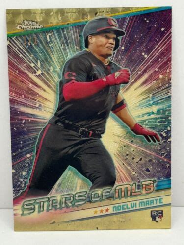 2024 Topps Chrome Noelvi Marte Stars Of MLB Superfractor 1 1 Guardians