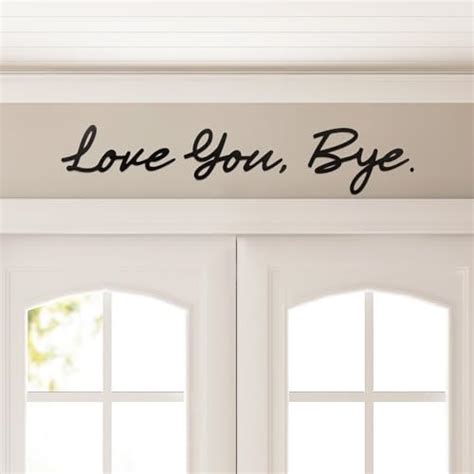 Amazon Love You Bye Wood Signs Wall Decor 31 5 Black Modern Home