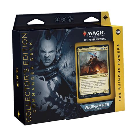 Warhammer 40 000 Collector S Edition Commander Deck The Ruinous Powers