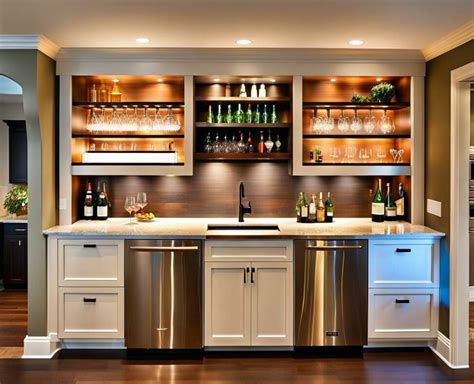 Build The Ultimate Entertaining Wet Bar With Open Shelving Corley Designs